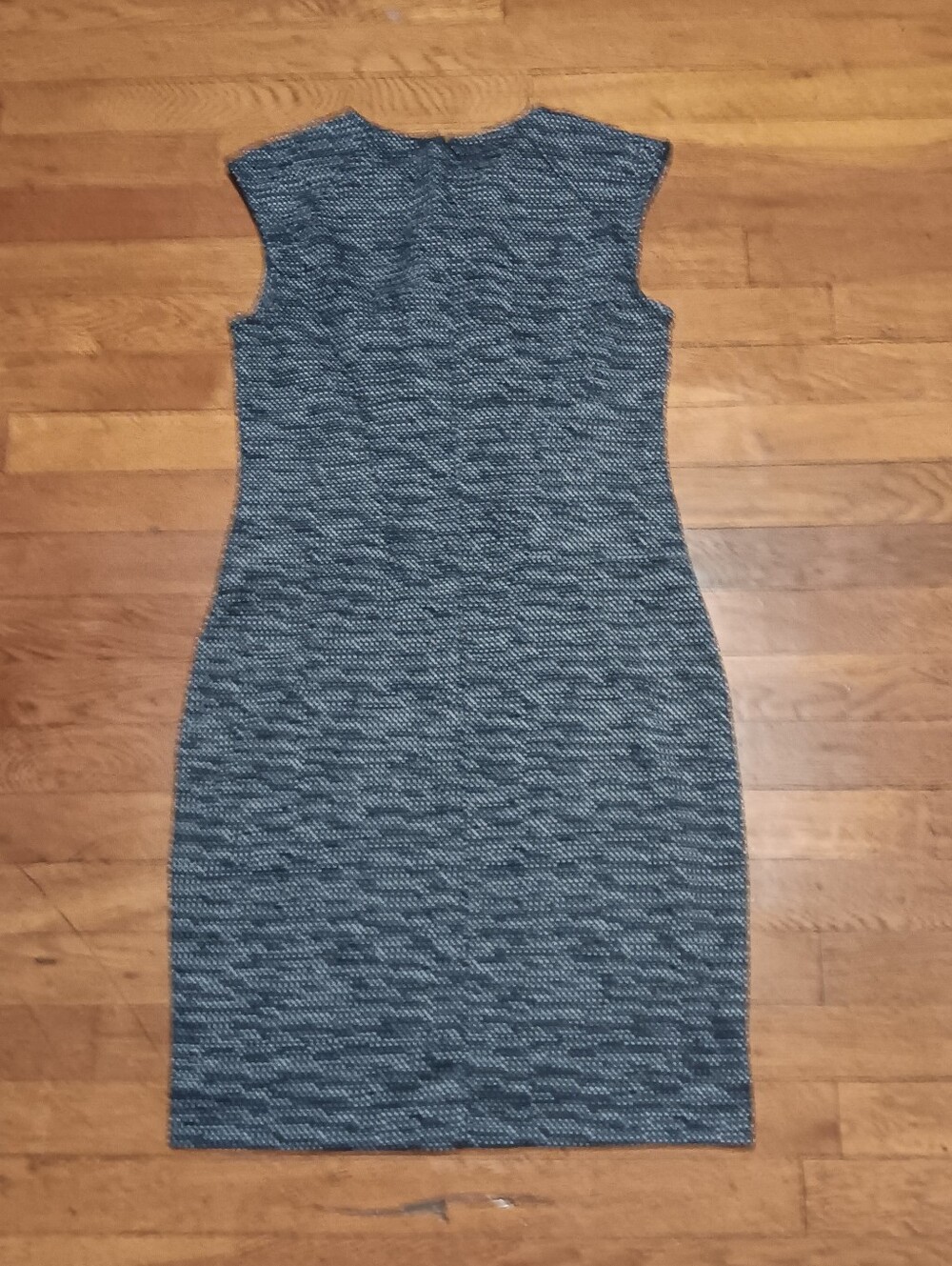 Ann Taylor Sleeveless Textured Midi Dress
